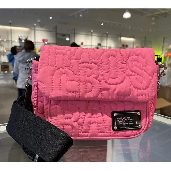 Marc Jacobs Nylon Jumbled Logo Messenger Bag 4S4HMS005H02